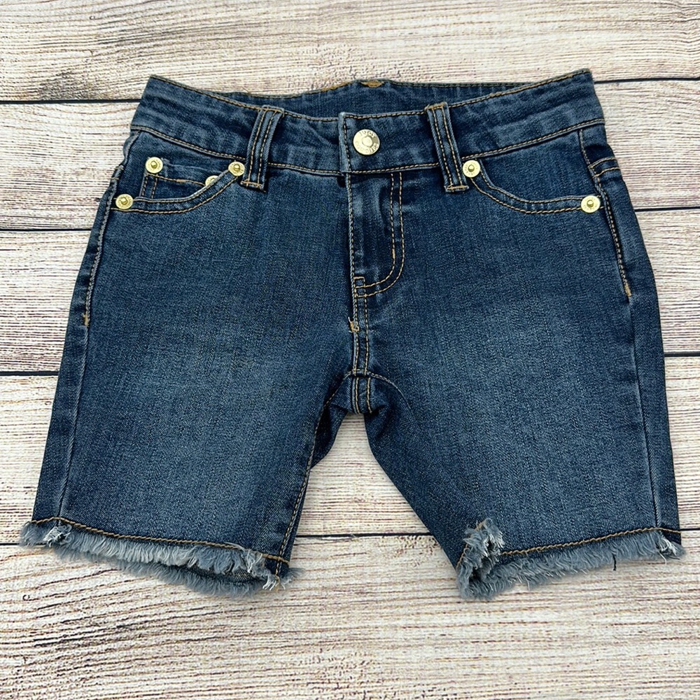 Juicy Couture Blue Jean Shorts Cutoff Size 4